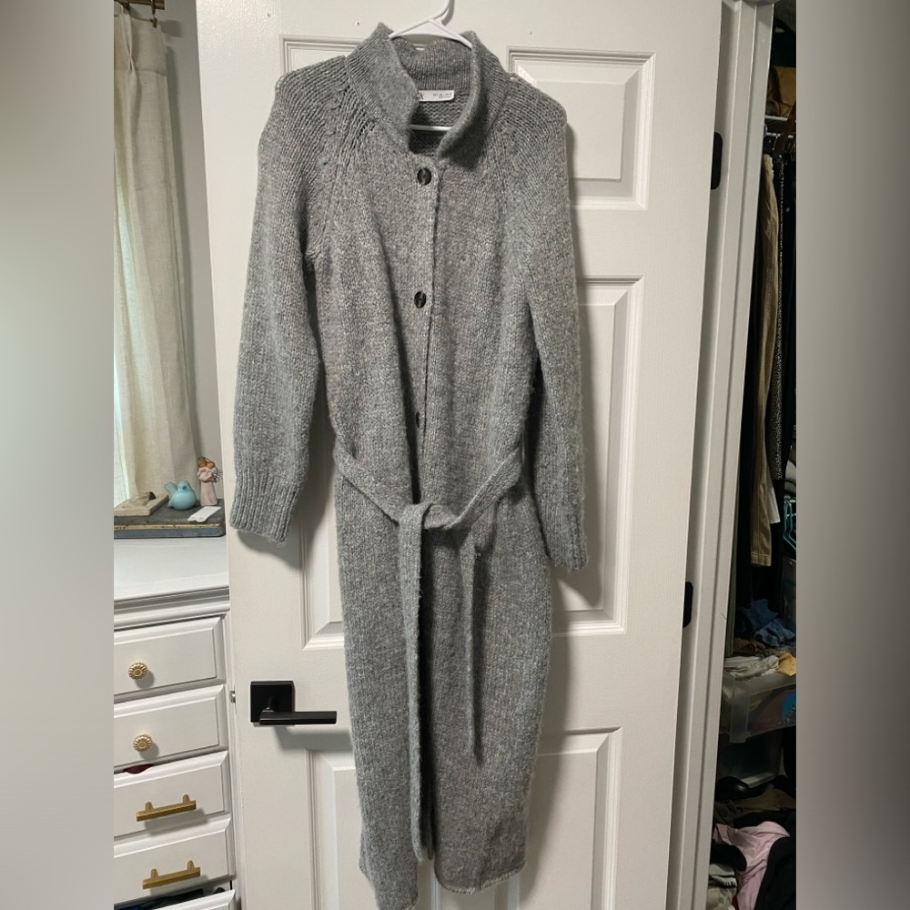 Zara - Button Down Midi Sweater - image 1